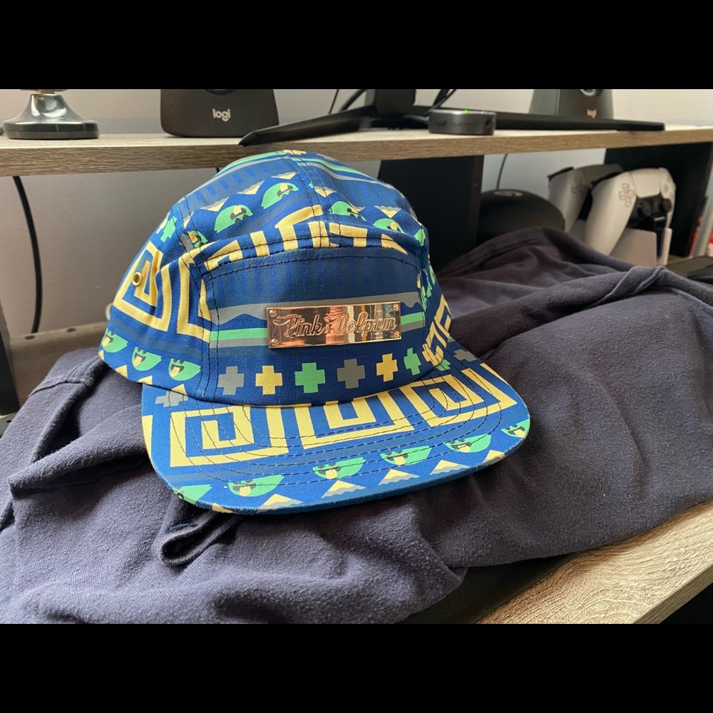 Pink Dolphin Five Panel Strapback - image 1